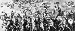 The Triumph of Riches, drawn by Jan de Bisschop, c.1650