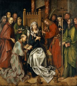 The Death of the Virgin, From the Altarpiece of the Dominicans in Frankfurt, 1501 by Hans Holbein the Elder