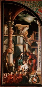 Altarpiece Oberried: The Adoration of Shepherds by Hans Holbein der Jüngere