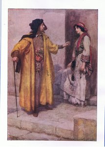 Hear you me, Jessica: lock up my doors (The Merchant of Venice) by Hans Holbein der Jüngere