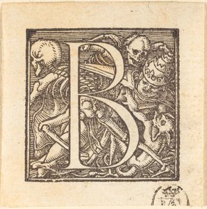 Letter B by Hans Holbein der Jüngere