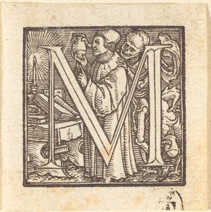 Letter M by Hans Holbein der Jüngere