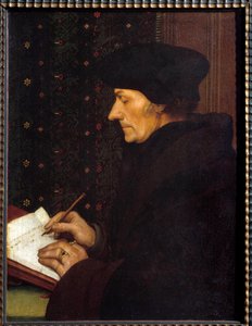 Portrait of Erasmus of Rotterdam by Hans Holbein der Jüngere