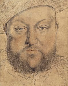 Portrait of King Henry VIII of England by Hans Holbein der Jüngere