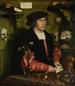 Portrait of the Merchant George Gisze by Hans Holbein der Jüngere