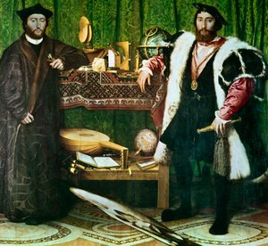 The Ambassadors, 1533 by Hans Holbein der Jüngere