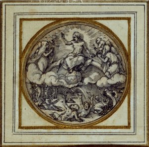 The Last Judgment - Design for a pendant or hat badge