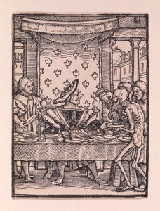 The Rich Man, from "The Dance of Death" by Hans Holbein the Younger