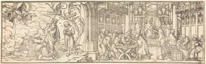 Traffic in Indulgences by Hans Holbein the Younger