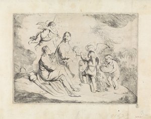 Rest on the Flight into Egypt by Hans Horions