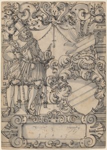 A Donor with a Coat of Arms by Hans Jegli II