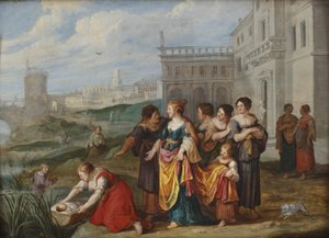 Finding of Moses by Hans Jordaens III