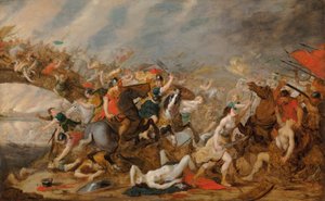 The Battle of the Amazons by Hans Jordaens III