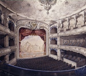 The Lessing Theatre, Berlin, 1888 by Hans Krause