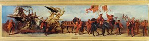 The Railroads, Sketch for the Jubilee Procession 1879 by Hans Makart