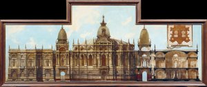 Design for a Palace: Back and Floor Plan