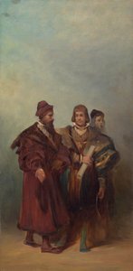 Design for the Parade 1879 - Three Mechanical Engineers by Hans Makart