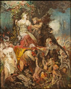 Triumphal Procession of Diana with Bacchus by Hans Makart