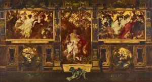 Modern Cupids – Design for a Wall Decoration by Hans Makart