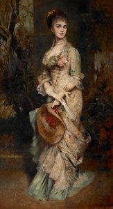 Portrait of Hanna Klinkosch (1849-1925), from 1890 Princess von Liechtenstein by marriage
