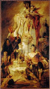 Sacrificial Scene by Hans Makart