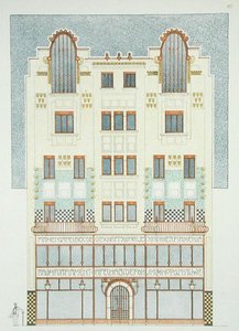 Design for a Five Storey Building, Early 1900s, from 