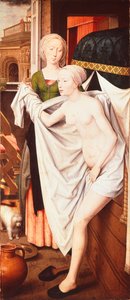 Bathsheba at Her Bath by Hans Memling