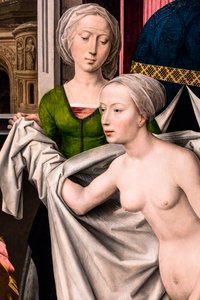 Bathsheba at the Bath by Hans Memling