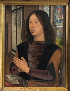 Diptych of Maarten van Nieuwenhove (detail)