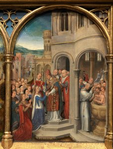 Detail of the Reliquary of Saint Ursula by Hans Memling