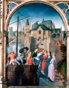 St Ursula Shrine, Arrival in Cologne, 1489 by Hans Memling