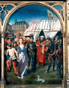 St Ursula Shrine, Martyrdom at Cologne by Hans Memling