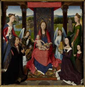 The Donne Triptych by Hans Memling
