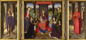 The Virgin and Child with Saints and Donors by Hans Memling