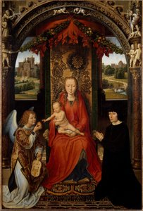 The Virgin and Child with the Donor and a Musician Angel