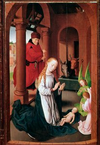 Triptych of Prado (or Adoration of Magi): Nativity (Left Panel)