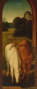 Two Horses in a Landscape