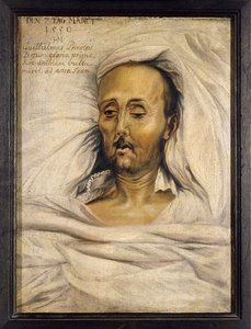 Duke William IV of Bavaria on His Deathbed by Hans Mielich (1516-1573) by Hans Mielich or Muelich
