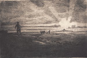 "The Farmer Goes Out to the Field"