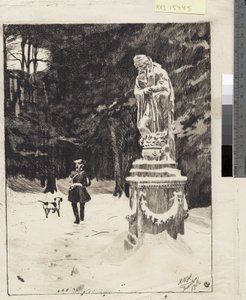 Winter. Fredensborg Palace Park by Hans Nikolaj Hansen