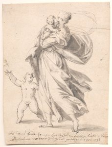 Woman with Two Children by Hans Rottenhammer