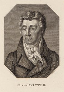 Portrait of the Composer Peter von Winter by Hans Rudolf Rahn