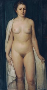 Standing Female Nude by Hans Schachinger