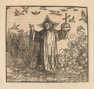 Christ as Salvator Mundi by Hans Schäufelein (possibly)