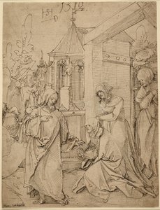 Christ Taking Leave of His Mother by Hans Schäufelein