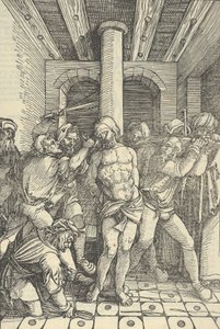 Christ Scourged, from Speculum passionis domini nostri Ihesu Christi, 1507 by Hans Schäufelein the Elder