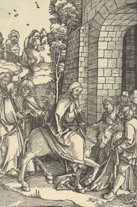 The Entry into Jerusalem, from Speculum Passionis Domini Nostri Ihesu Christi