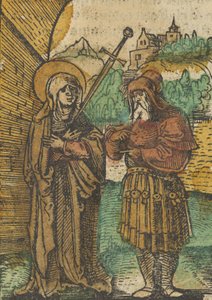 The Virgin as Mater Dolorosa and Simeon, from Das Plenarium, 1517