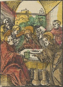 The Wedding at Cana, from Das Plenarium by Hans Schäufelein the Elder