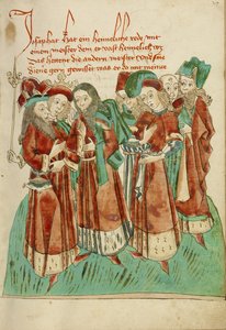 Josaphat Converses with the Astrologers by Hans Schilling